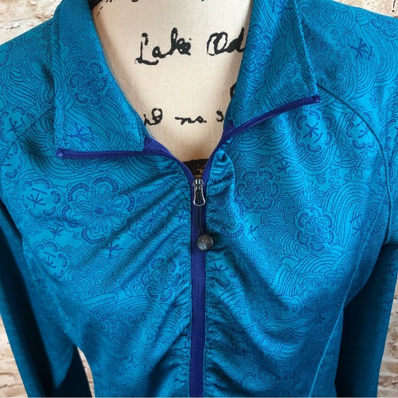 Soybu 1/2 Zip Print Jacket Top XXL - Picture 2 of 6